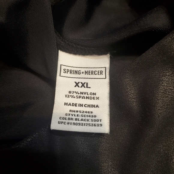 Spring + Mercer Women's Faux Leather Look Leggings XXL - Picture 5 of 6